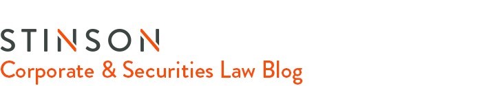 Corporate & Securities Law Blog